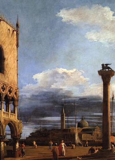 Die Piazzetta in Richtung San Giorgio Maggiore von Giovanni Antonio Canal